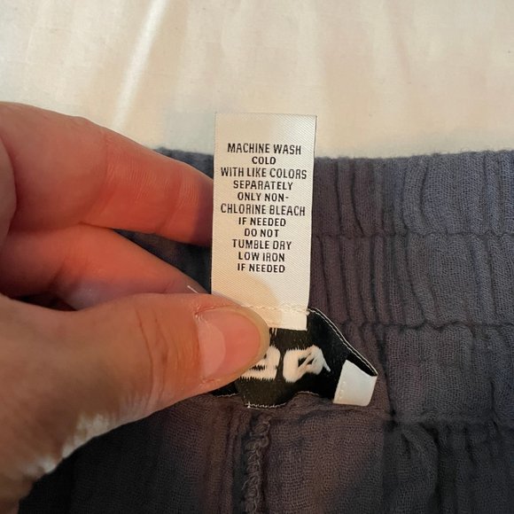 NWT RSQ Wide Leg Cargo Pants in Steel Blue - Picture 7 of 10